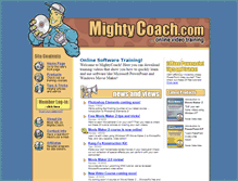 Tablet Screenshot of mightycoach.com